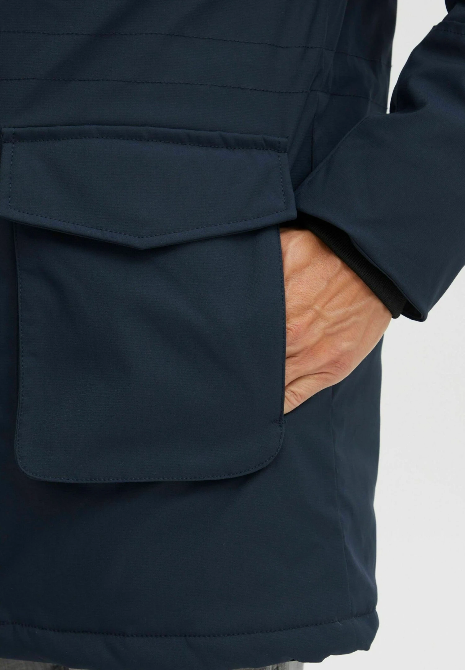 Indicode Jeans Idpaul- Winterjas - Navy 7 Indicode Jeans Idpaul- Winterjas - Navy - Afbeelding 5