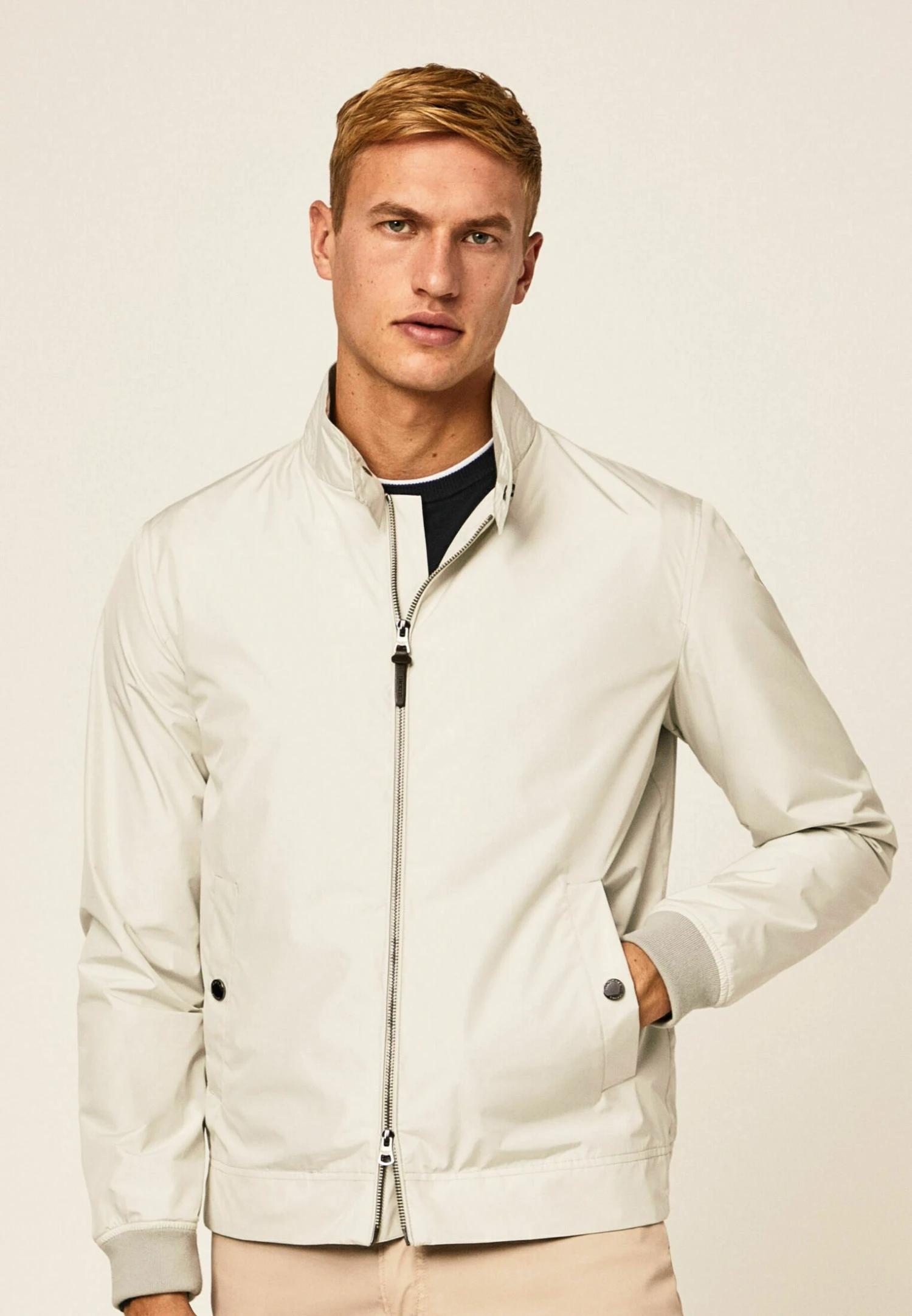 Hackett London Harrington - Jas - Light Grey 3 Hackett London Harrington - Jas - Light Grey