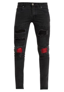 BRAVE SOUL Nevada - Jeans Skinny Fit - Grey Wash/Red Paisley -Jack and Jones Verkoopwinkel c01b97e8b911427191787e88c59d0105