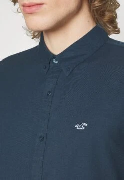 Hollister Co. Smart Dressing Chain Solids - Overhemd - Navy -Jack and Jones Verkoopwinkel c07573b4fee14266a6042bd8c9a25088