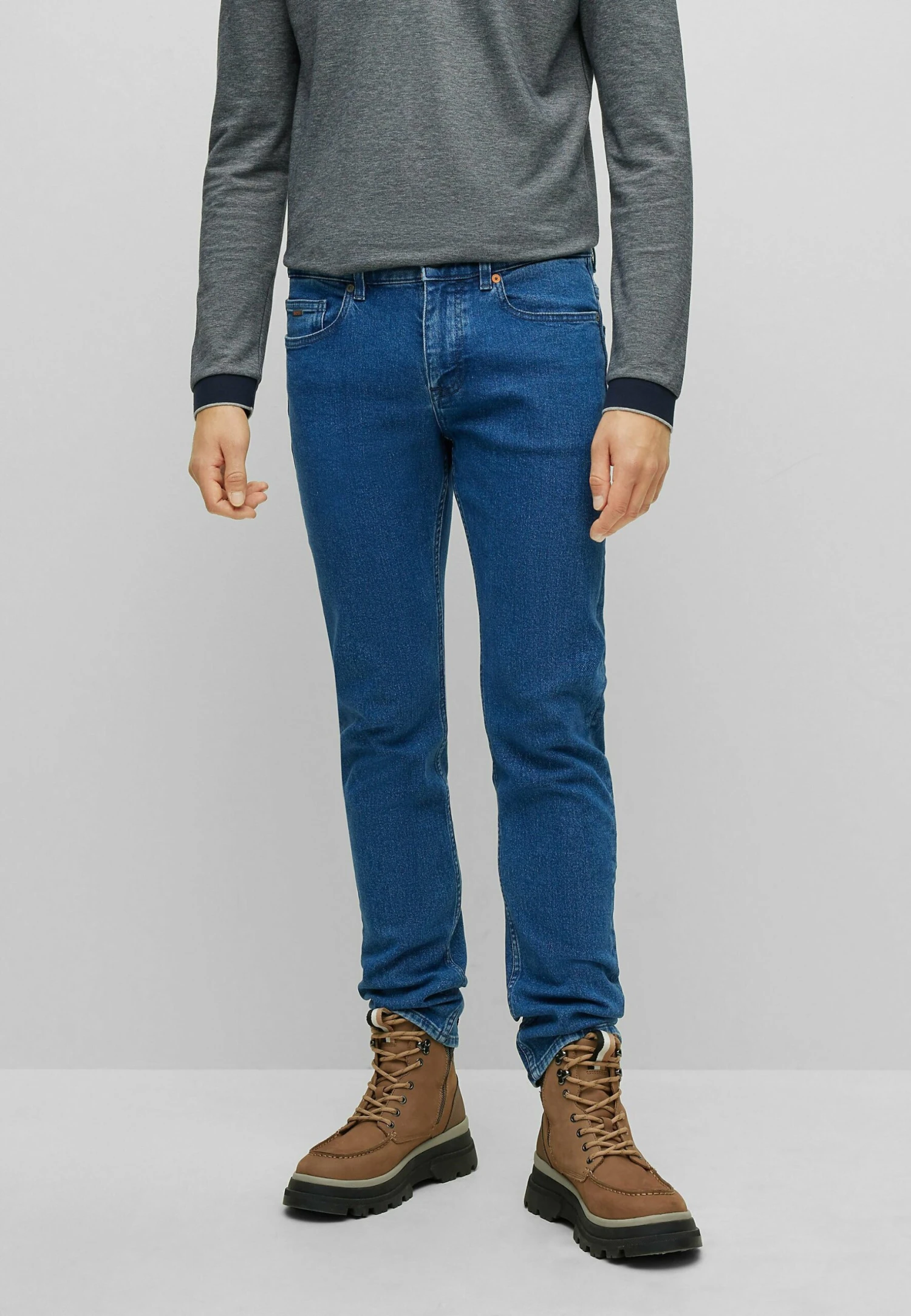 Boss Slim Fit Jeans - Blue Fifteen 3 Boss Slim Fit Jeans - Blue Fifteen