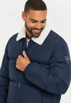 Threadbare Gewatteerde Jas - Navy -Jack and Jones Verkoopwinkel c1e164c675264aae9f567e571c5dc7d3