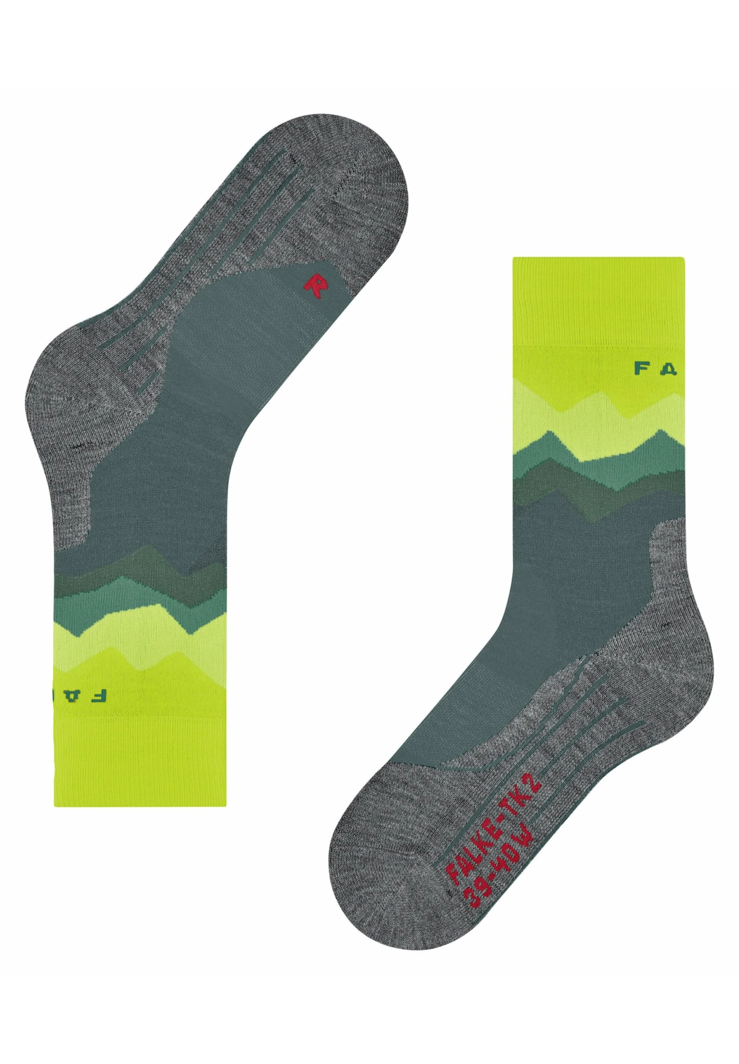 Falke Tk2 Crest - Sportsokken - Steel Grey 5 Falke Tk2 Crest - Sportsokken - Steel Grey - Afbeelding 3