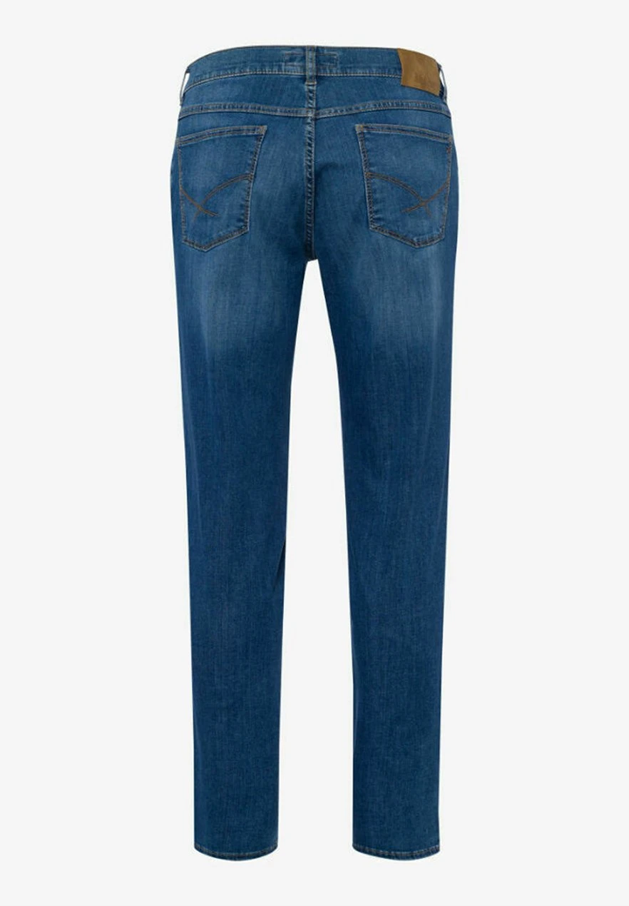 BRAX Style Cooper - Straight Leg Jeans - Mid Blue Used 9 BRAX Style Cooper - Straight Leg Jeans - Mid Blue Used - Afbeelding 7