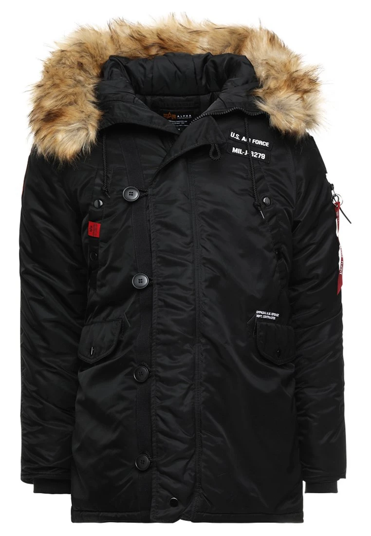 Alpha Industries Airborne - Winterjas - Black 11 Alpha Industries Airborne - Winterjas - Black - Afbeelding 9