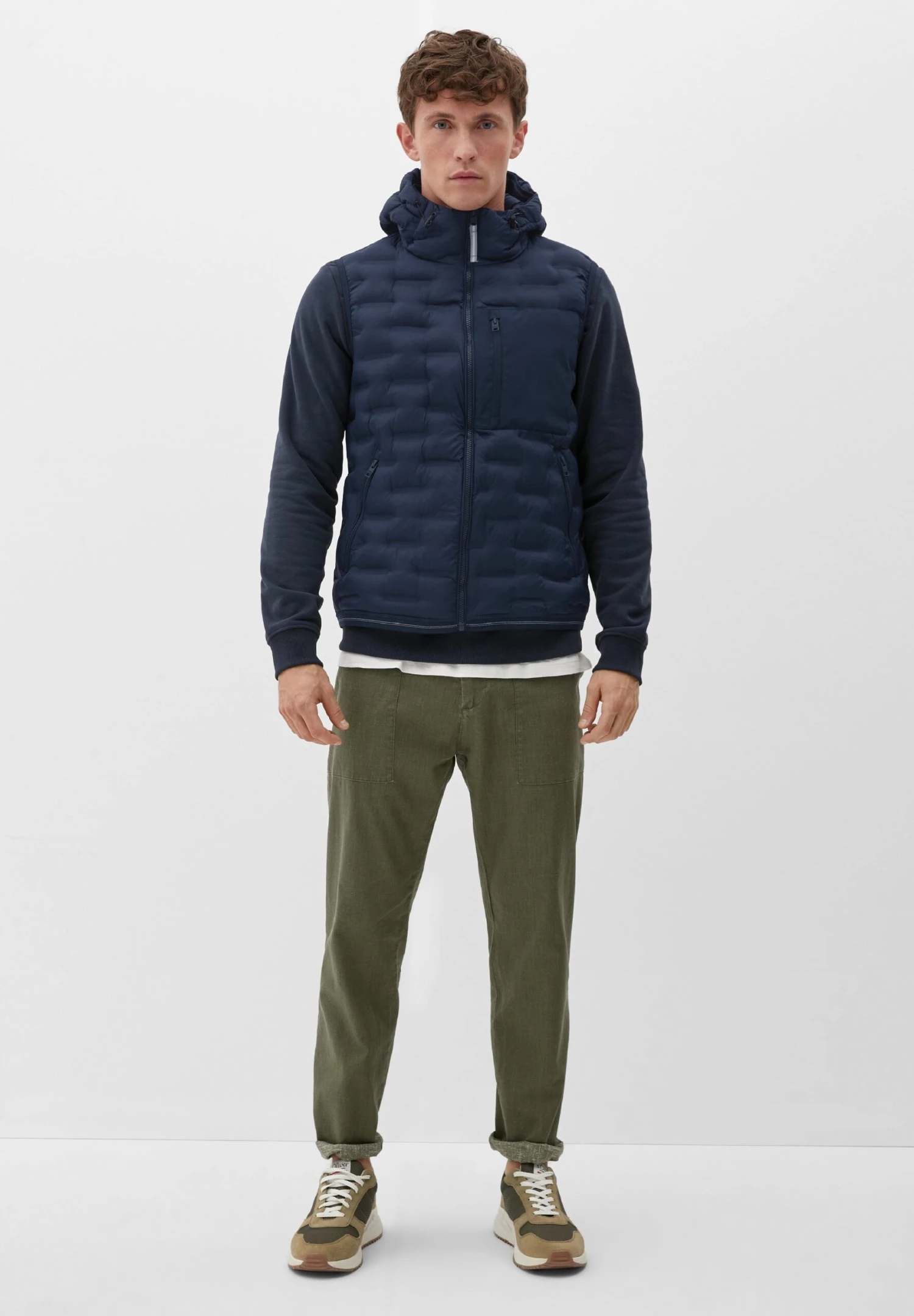 S.Oliver Mit Wattierter Front - Bodywarmer - Navy 4 S.Oliver Mit Wattierter Front - Bodywarmer - Navy - Afbeelding 2