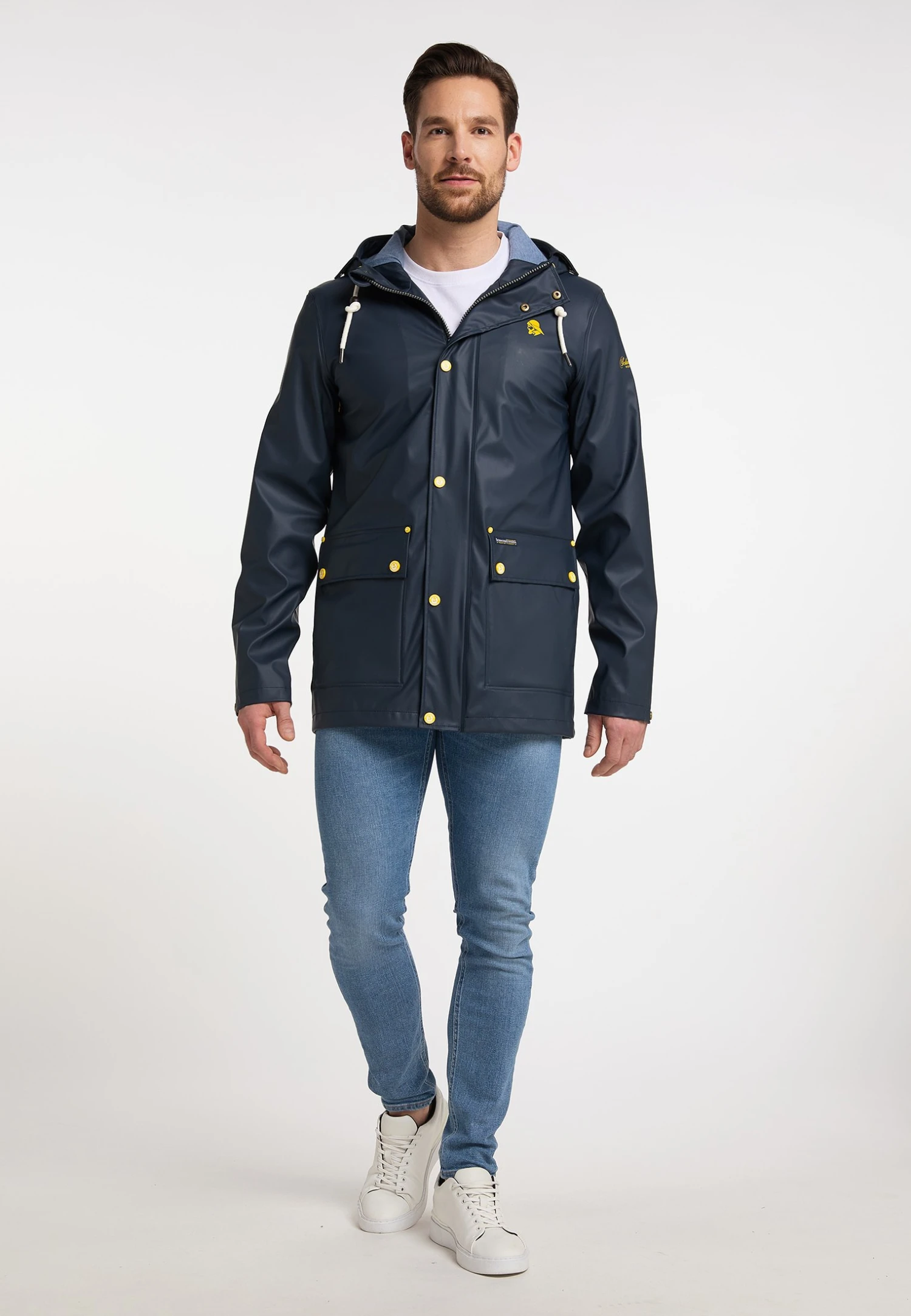 Schmuddelwedda Incus - Parka - Marine Marine Melange 4 Schmuddelwedda Incus - Parka - Marine Marine Melange - Afbeelding 2