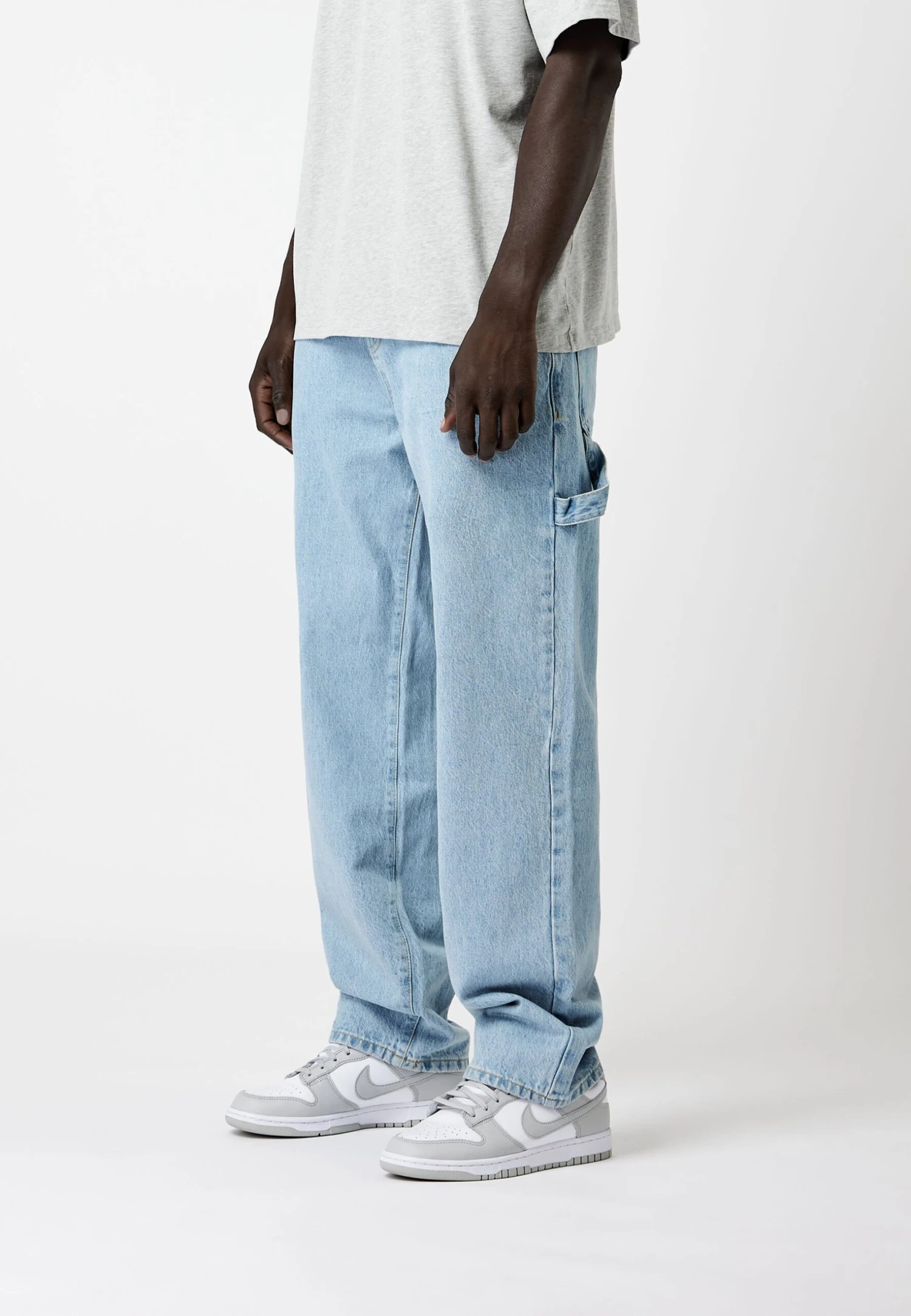 Baggy With Loop - Relaxed Fit Jeans - Vintage Blue 3 Baggy With Loop - Relaxed Fit Jeans - Vintage Blue