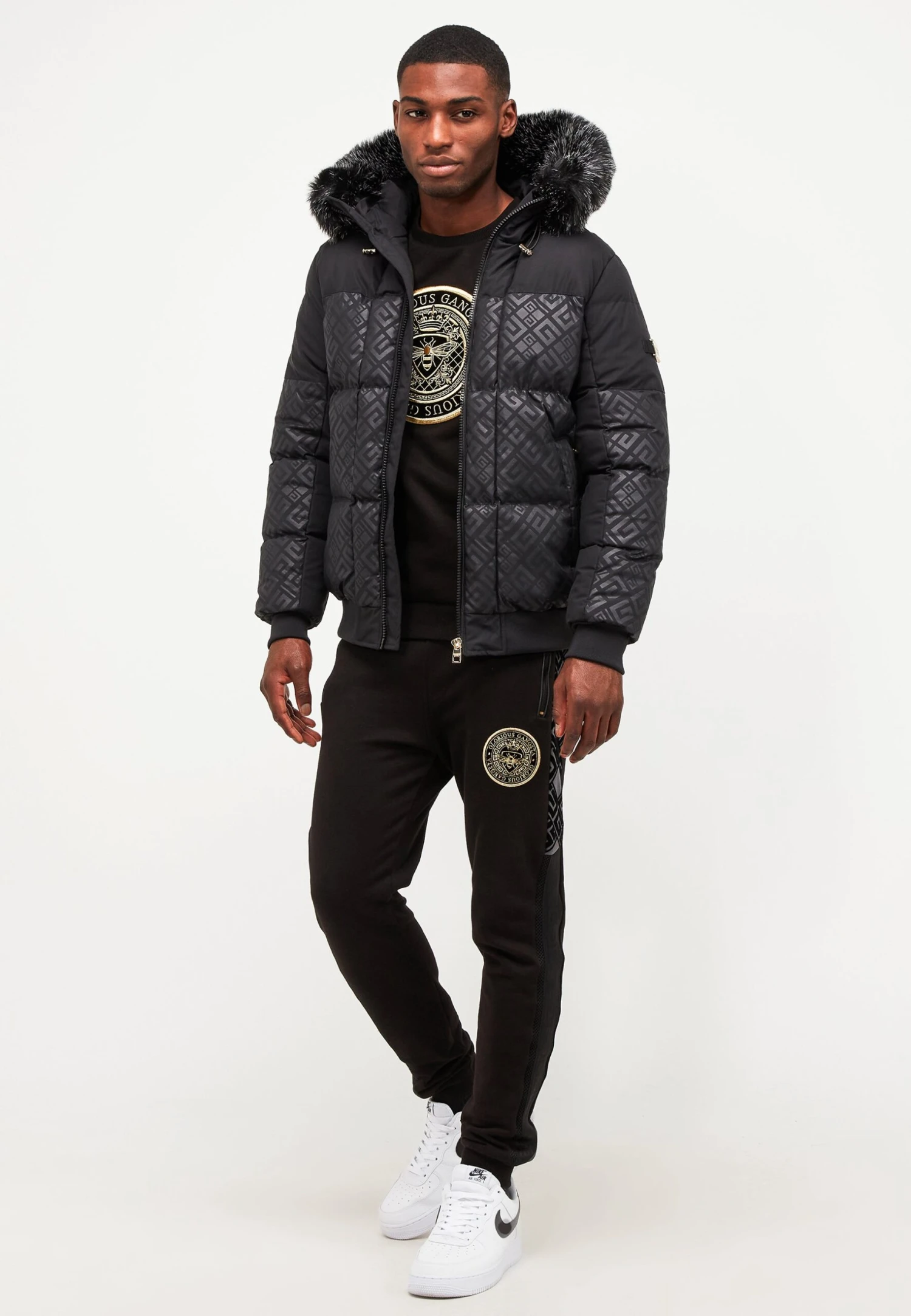 Natori Short Puffer Bomber Jacket - Winterjas - Jet Black 4 Natori Short Puffer Bomber Jacket - Winterjas - Jet Black - Afbeelding 2