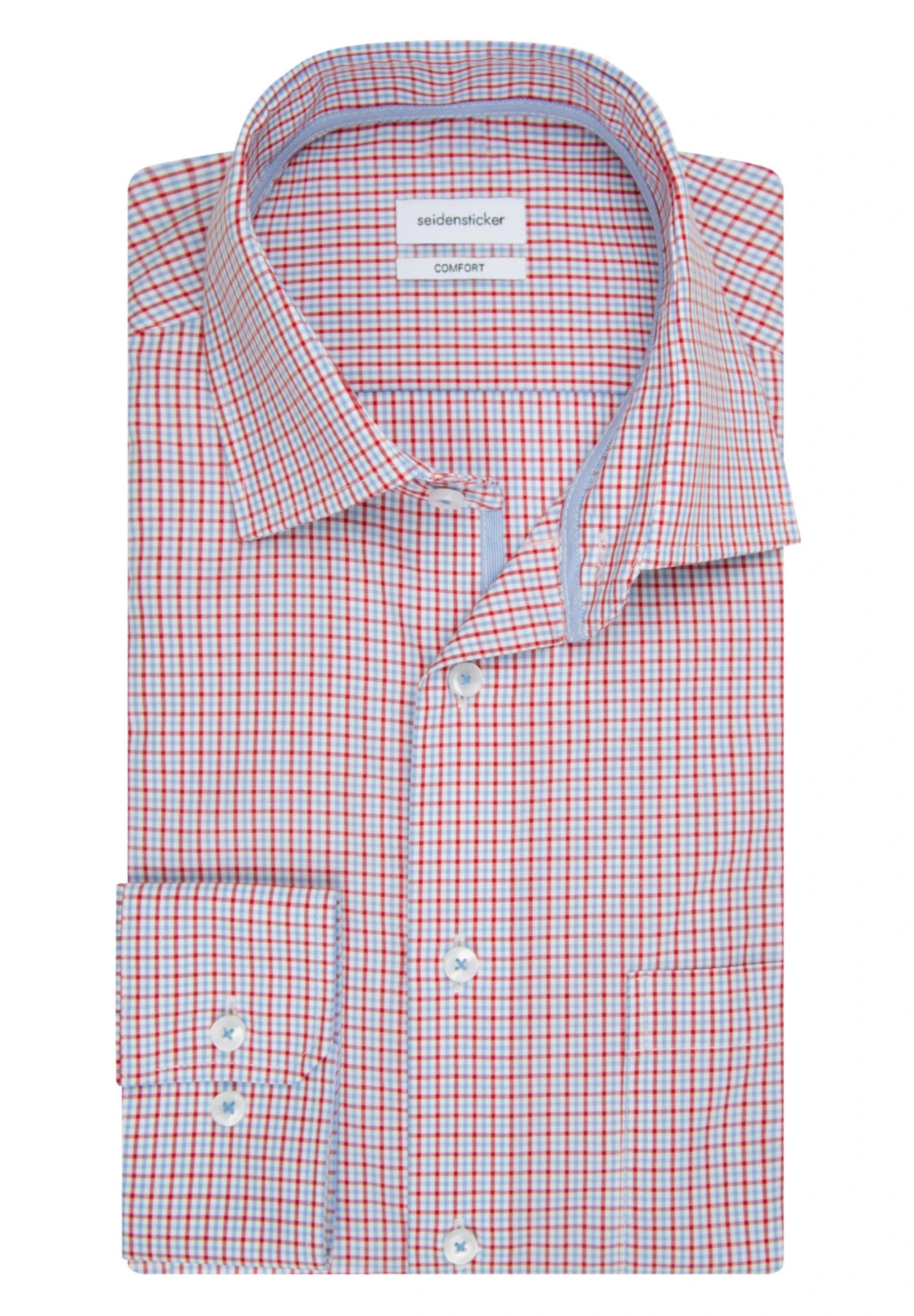 Seidensticker Comfort - Overhemd - Red 8 Seidensticker Comfort - Overhemd - Red - Afbeelding 6