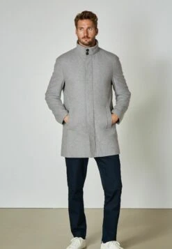 Next Signature Italian Rich With Removable Gile - Mantel - Light Grey -Jack and Jones Verkoopwinkel c78da2b2a9564b03a4435480e037b249