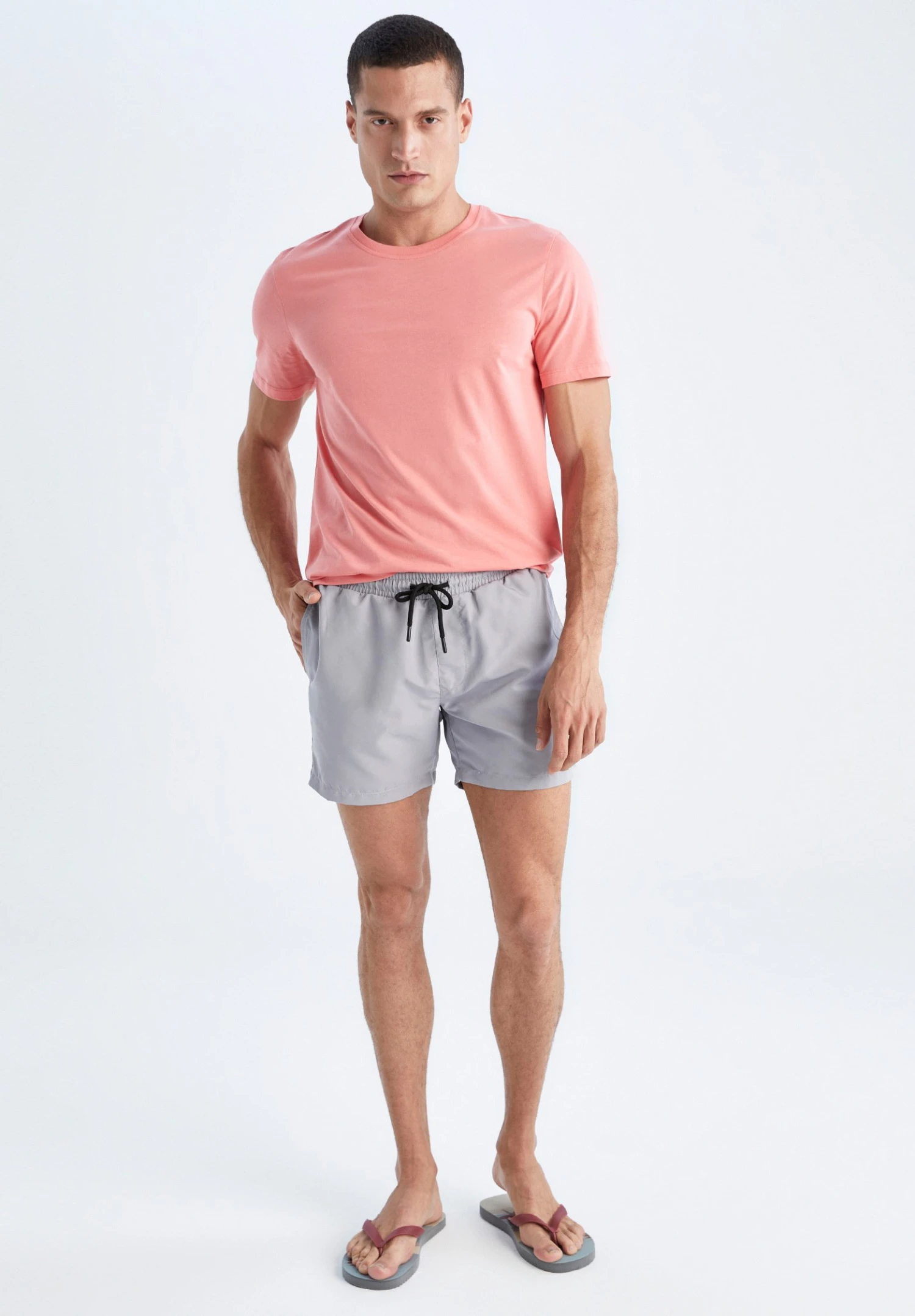 DeFacto Luke - Zwemshorts - Grey 4 DeFacto Luke - Zwemshorts - Grey - Afbeelding 2