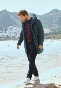 Halflange Jas - Jeansblau/Marineblau -Jack and Jones Verkoopwinkel c885a8e5f18449039c96057b9239cf78