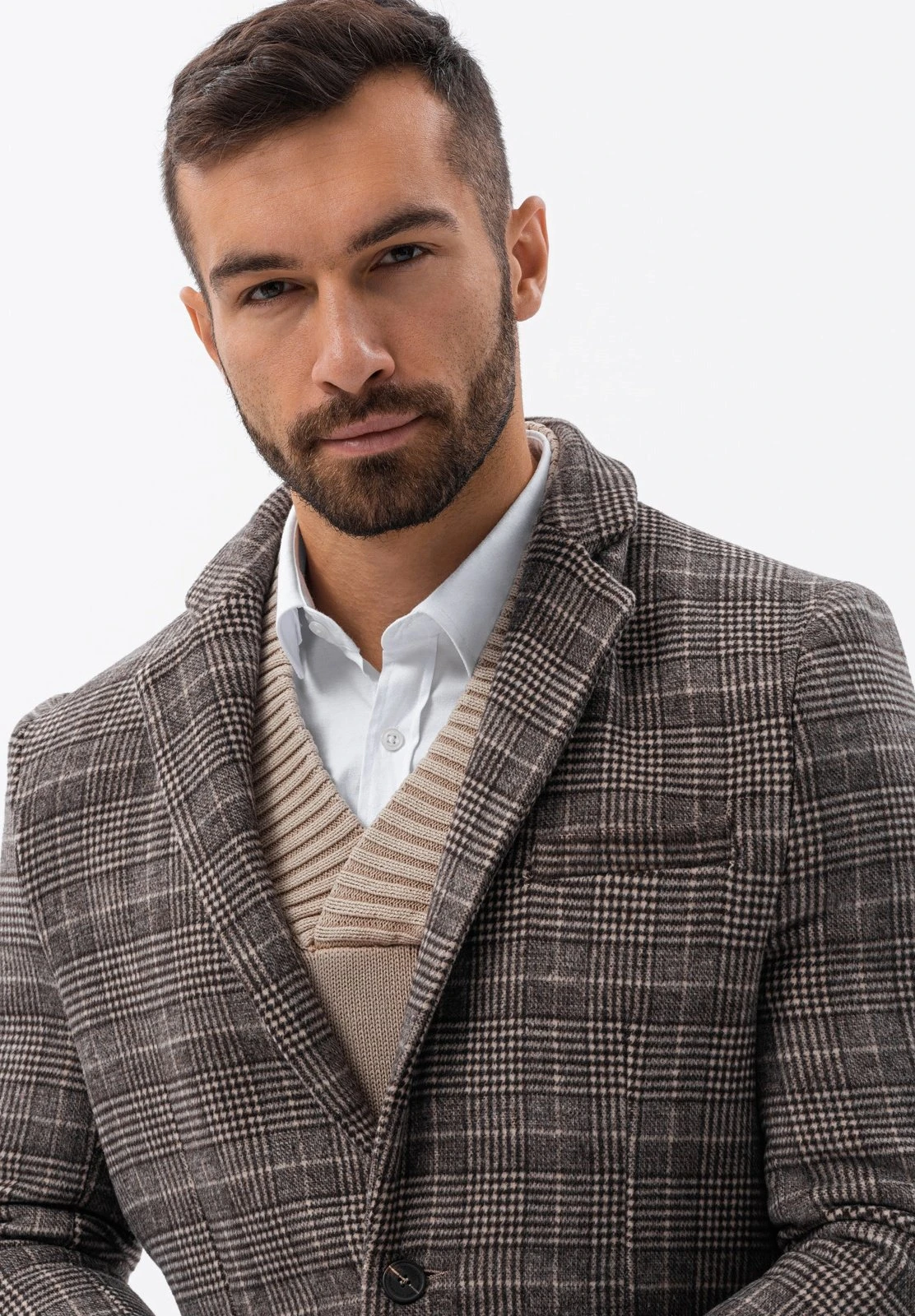 Halflange Jas - Brown 11 Halflange Jas - Brown - Afbeelding 9