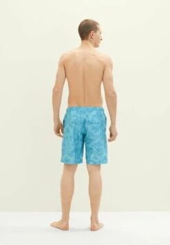 Tom Tailor Gemusterte - Zwemshorts - Blue Tibetan Stone Leaf Design -Jack and Jones Verkoopwinkel c8fcac8c12b9489a96d26cfac323ff87