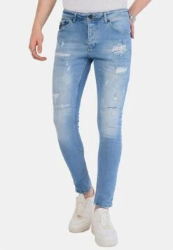 Scheuren - Slim Fit Jeans - Blauw 8 Scheuren - Slim Fit Jeans - Blauw -Jack and Jones Verkoopwinkel c9c296dedcf347d485e05a2f6cf432bf