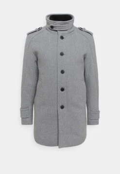Selected Homme Slhnoah- Mantel - Grey Melange -Jack and Jones Verkoopwinkel cb06b3f62fa54284bc4ee3cde6a32de2
