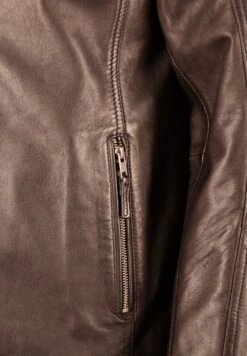 Mit Stehkragen Ik3 - Leren Jas - Brown 9 Mit Stehkragen Ik3 - Leren Jas - Brown -Jack and Jones Verkoopwinkel cc58e83d125d4df08b5d919a08853486