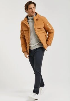 POLO CLUB Hooded Osvald - Winterjas - Brown Sugar -Jack and Jones Verkoopwinkel cca50831b65d4c6d8c8e4c345cecd1ea