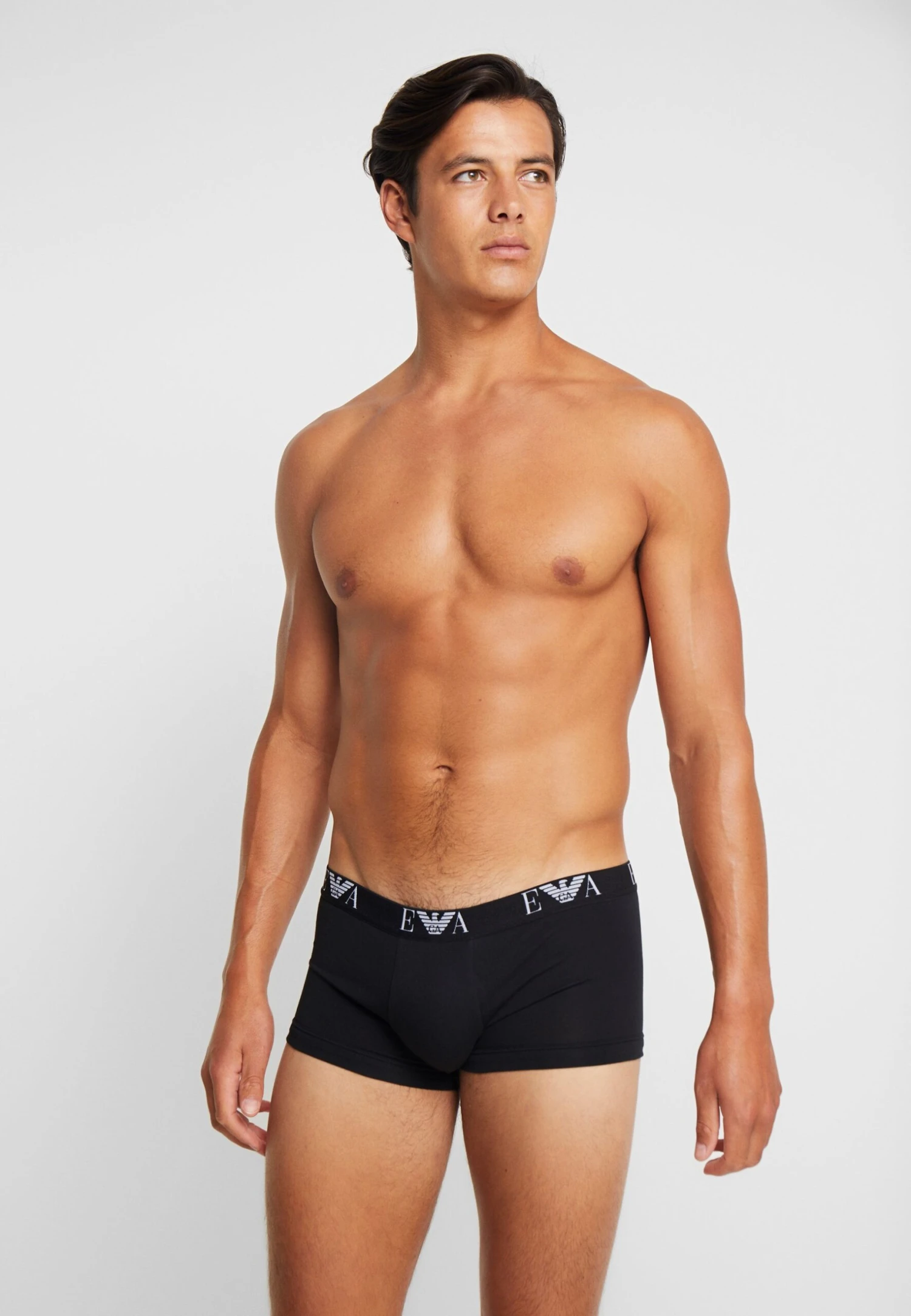 Emporio Armani Herren Shorts 3Er Pack - Trunks, Pants, Unterwäsche, Stretch Cotton - Onderbroeken - Nero 3 Emporio Armani Herren Shorts 3Er Pack - Trunks, Pants, Unterwäsche, Stretch Cotton - Onderbroeken - Nero