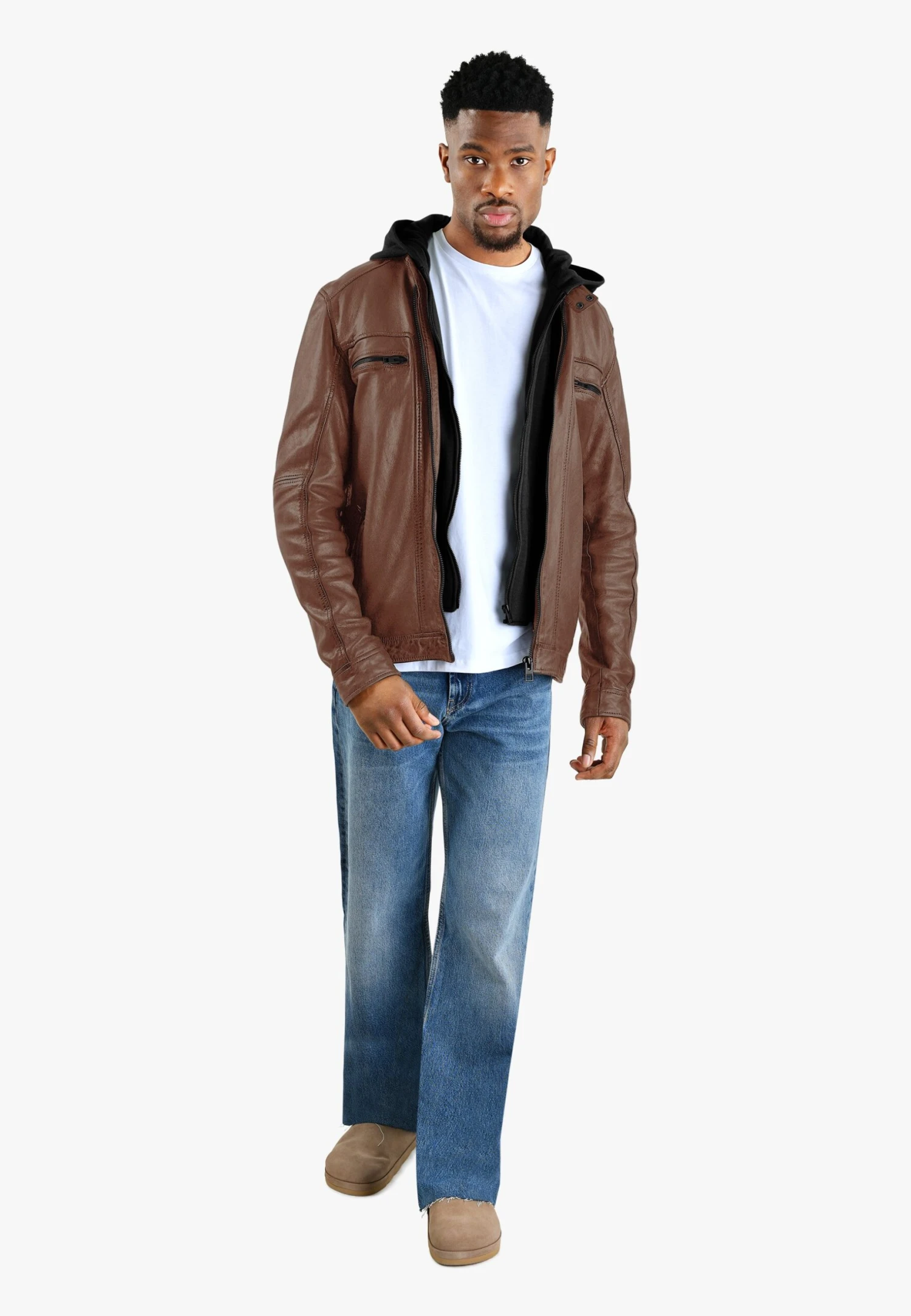 Oakwood Kingsley - Leren Jas - Brown 4 Oakwood Kingsley - Leren Jas - Brown - Afbeelding 2