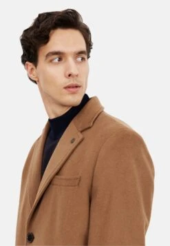 Standard Fit Plain - Halflange Jas - Camel -Jack and Jones Verkoopwinkel ccd152c5df8847739e1db7d8dbbb6777