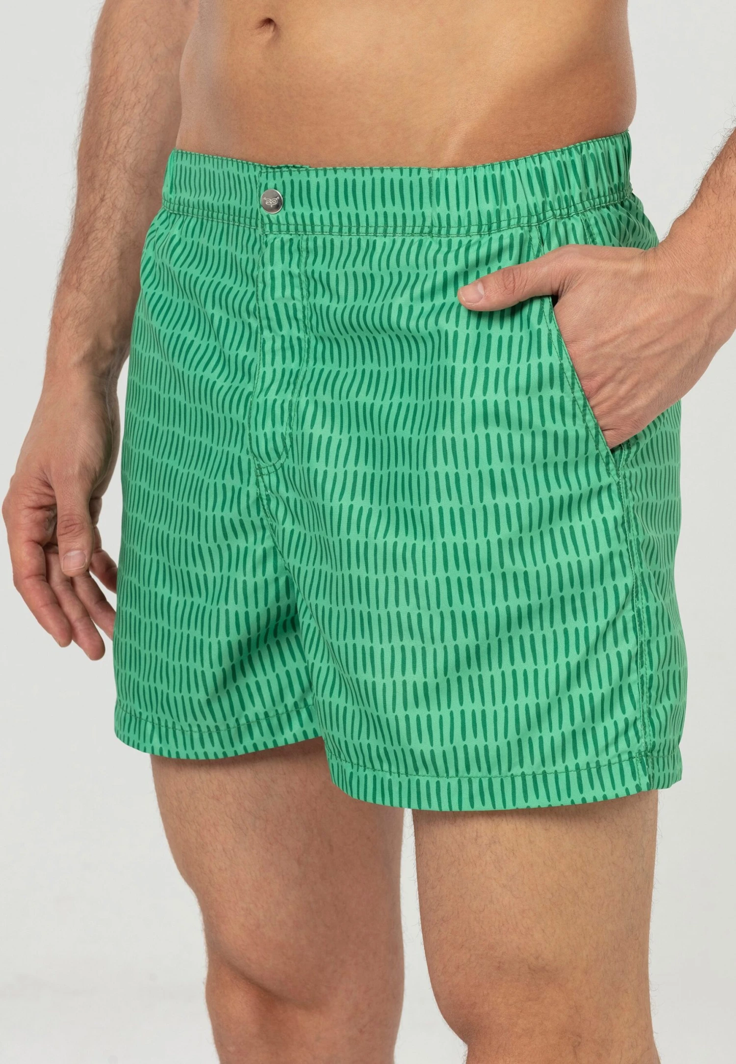 Patterned Snap Up - Zwemshorts - Green 6 Patterned Snap Up - Zwemshorts - Green - Afbeelding 4