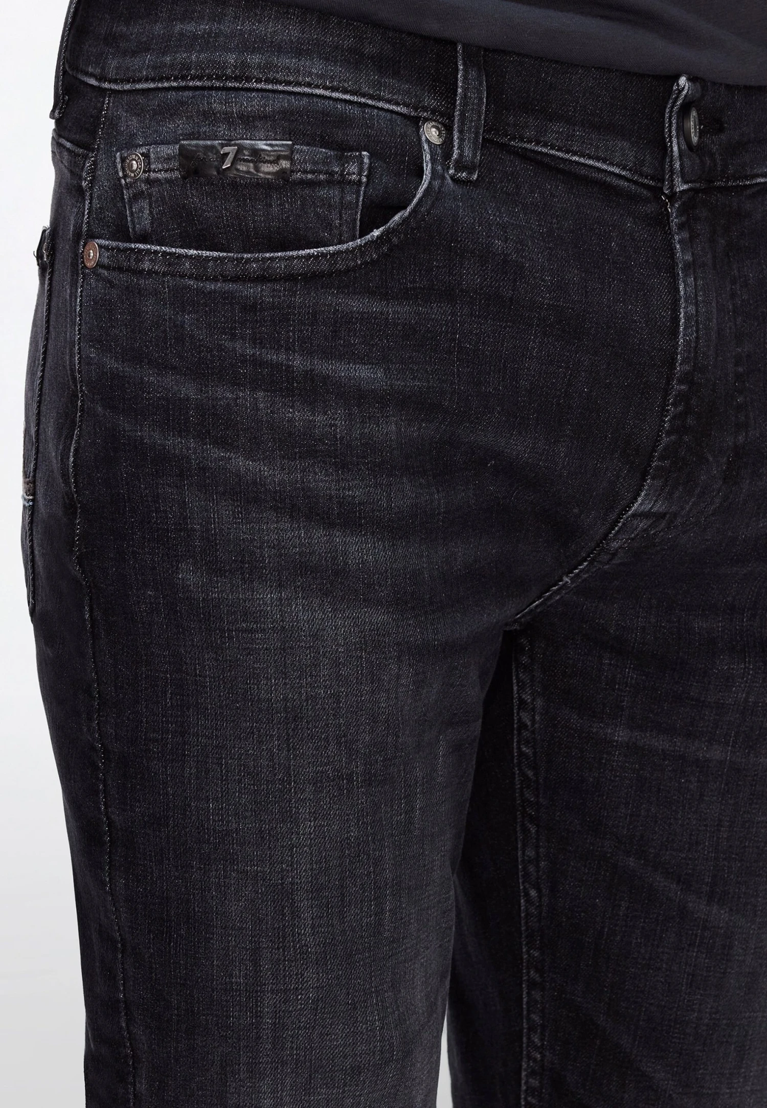 7 For All Mankind Paxtyn - Slim Fit Jeans - Black 8 7 For All Mankind Paxtyn - Slim Fit Jeans - Black - Afbeelding 6