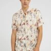 Guess Mit Allover Print - Overhemd - Mehrfarbig Beige