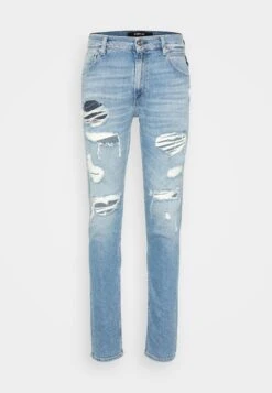 Replay Mickym Pants Broken Edge - Jeans Tapered Fit - Light Blue -Jack and Jones Verkoopwinkel ce2372bed394450eac3f66a41eda9972