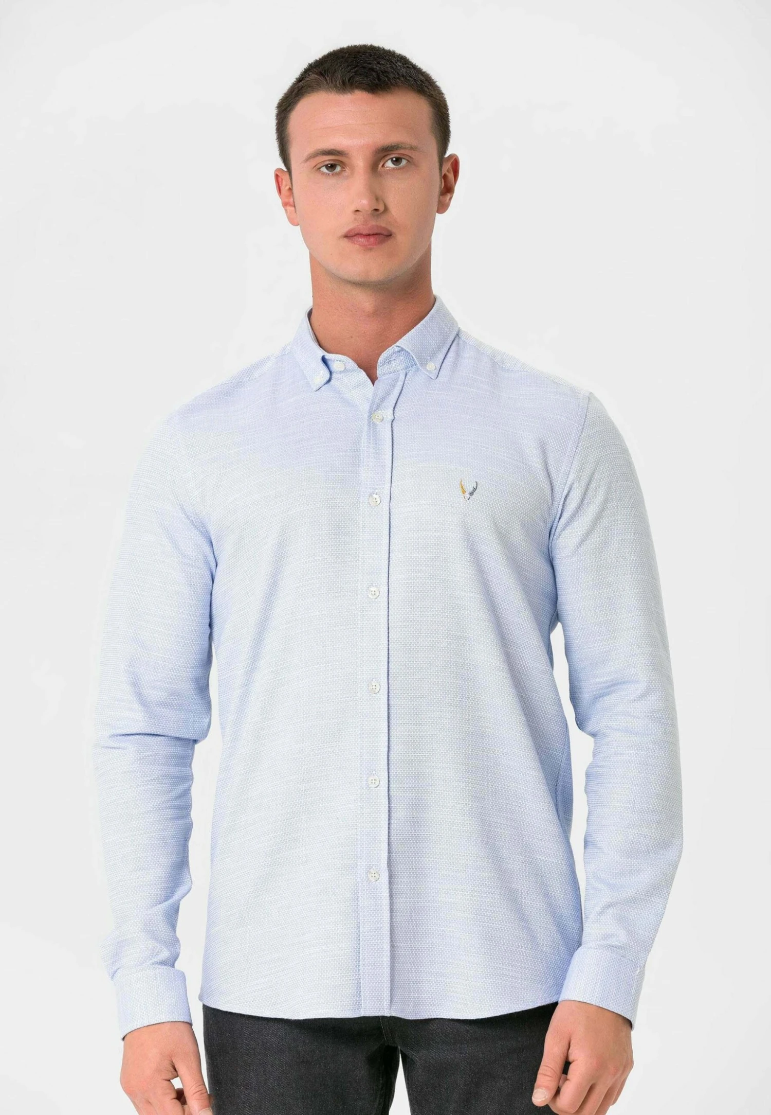 Oxford- Overhemd - White Blue 3 Oxford- Overhemd - White Blue