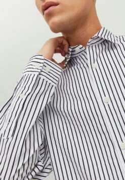 Jack & Jones Jorbill Oversize Unisex - Overhemd - Bright White Stripe -Jack and Jones Verkoopwinkel ce827066b3c54dfca5b99fa142834f59