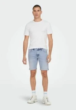 Only & Sons Jeansshort - Light Blue Denim 10 Only & Sons Jeansshort - Light Blue Denim -Jack and Jones Verkoopwinkel ce93dcb1338c47f6af92970ca0aa855f