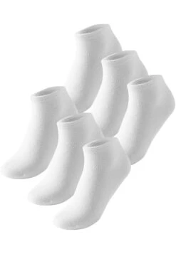 6 Pack- Sokken - Weiss