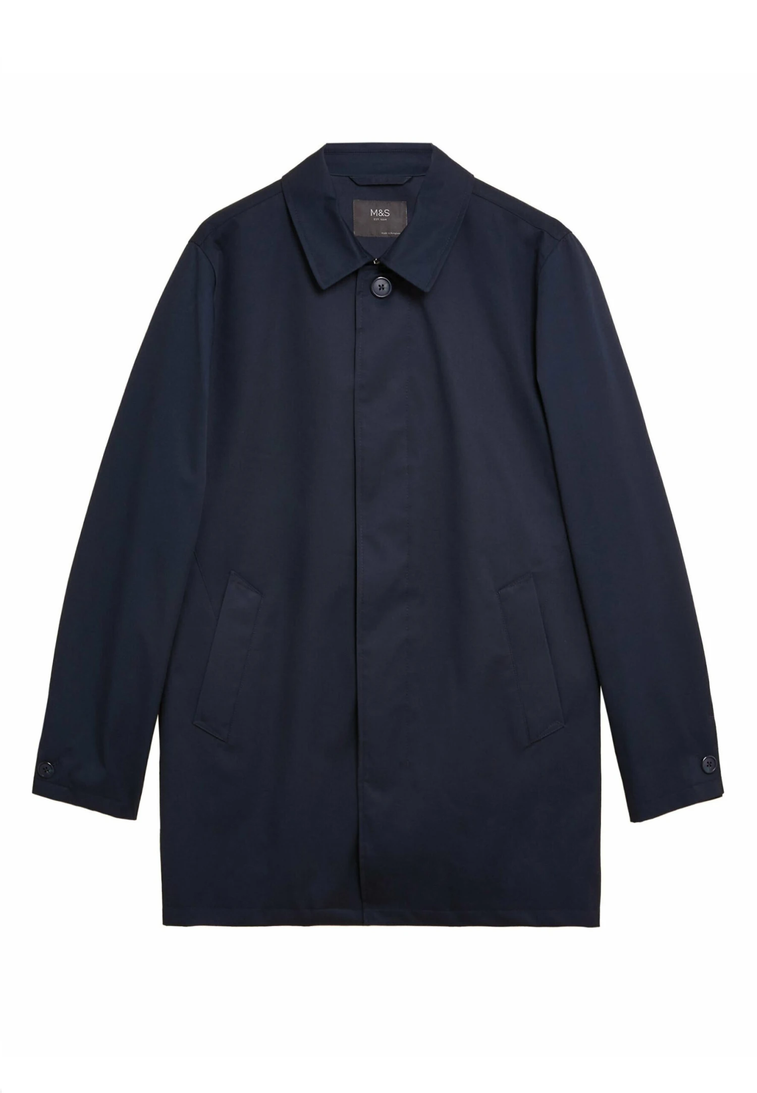 Marks & Spencer Shirt Collar Mac - Mantel - Navy 8 Marks & Spencer Shirt Collar Mac - Mantel - Navy - Afbeelding 6