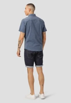 Solid- Overhemd - Denim Melange -Jack and Jones Verkoopwinkel d0d6049b1cfc45bbb848a2fb3578c80d