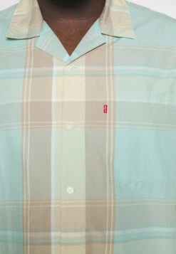 Levi's® Plus Big Sunset Camp Shirt - Overhemd - Martin Plaid Pastel Turquoise -Jack and Jones Verkoopwinkel d15d0dbf2bee4065ac128bc1060211d9