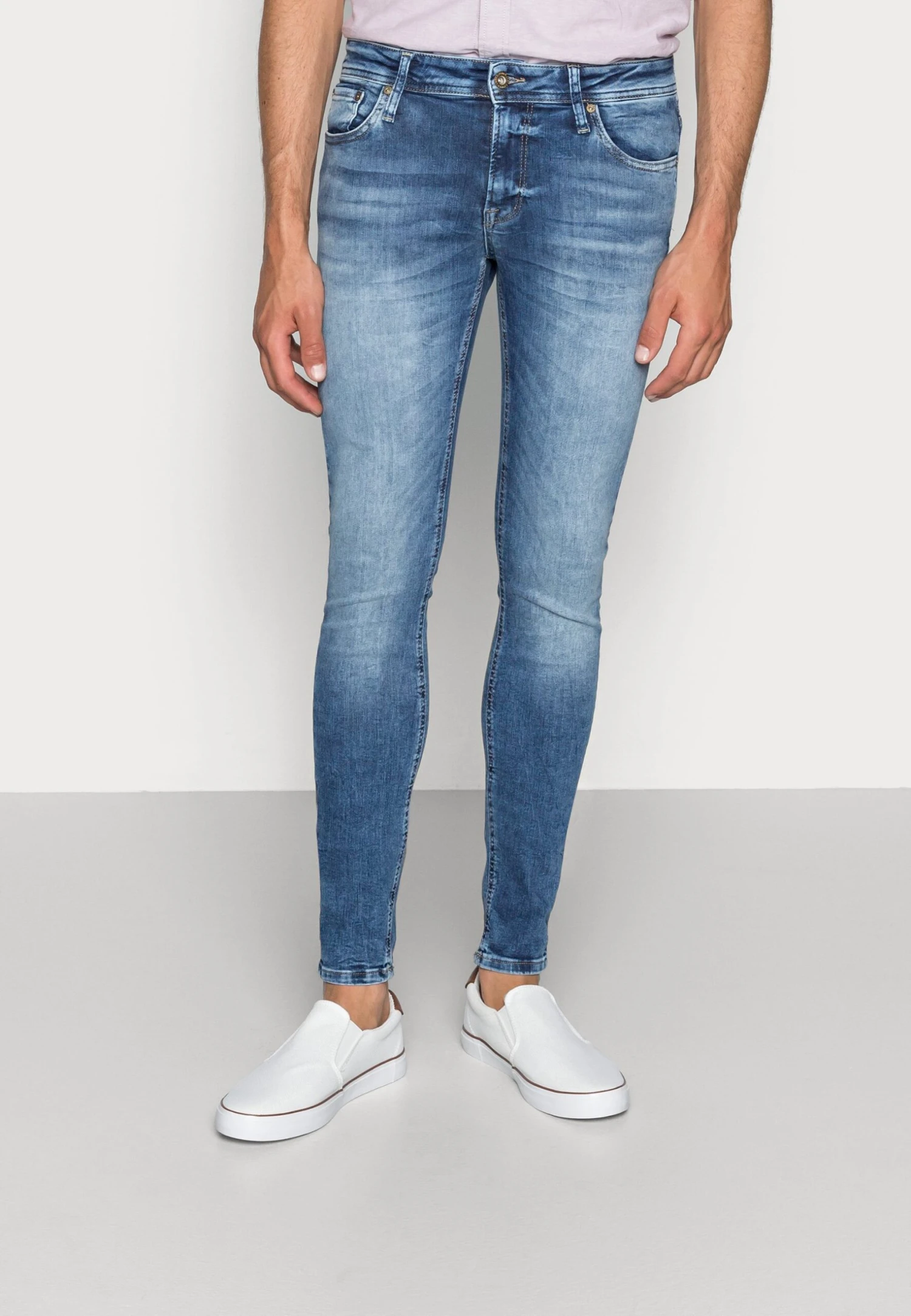 Jack & Jones Jjitom Jjoriginal Super Skinny Fit - Jeans Skinny Fit - Blue Denim 3 Jack & Jones Jjitom Jjoriginal Super Skinny Fit - Jeans Skinny Fit - Blue Denim