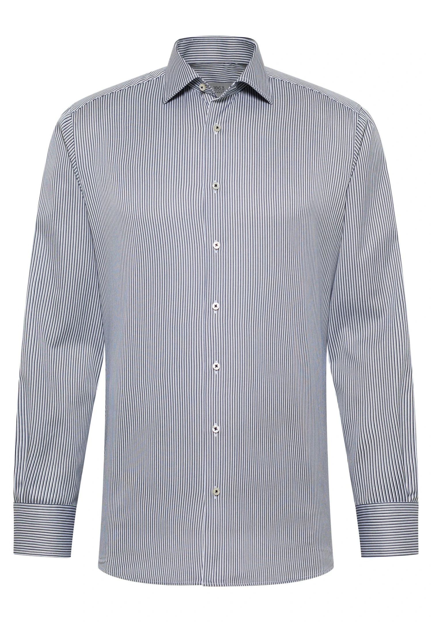 Eterna Fineliner Modern Fit - Overhemd - Dunkelblau 6 Eterna Fineliner Modern Fit - Overhemd - Dunkelblau - Afbeelding 4