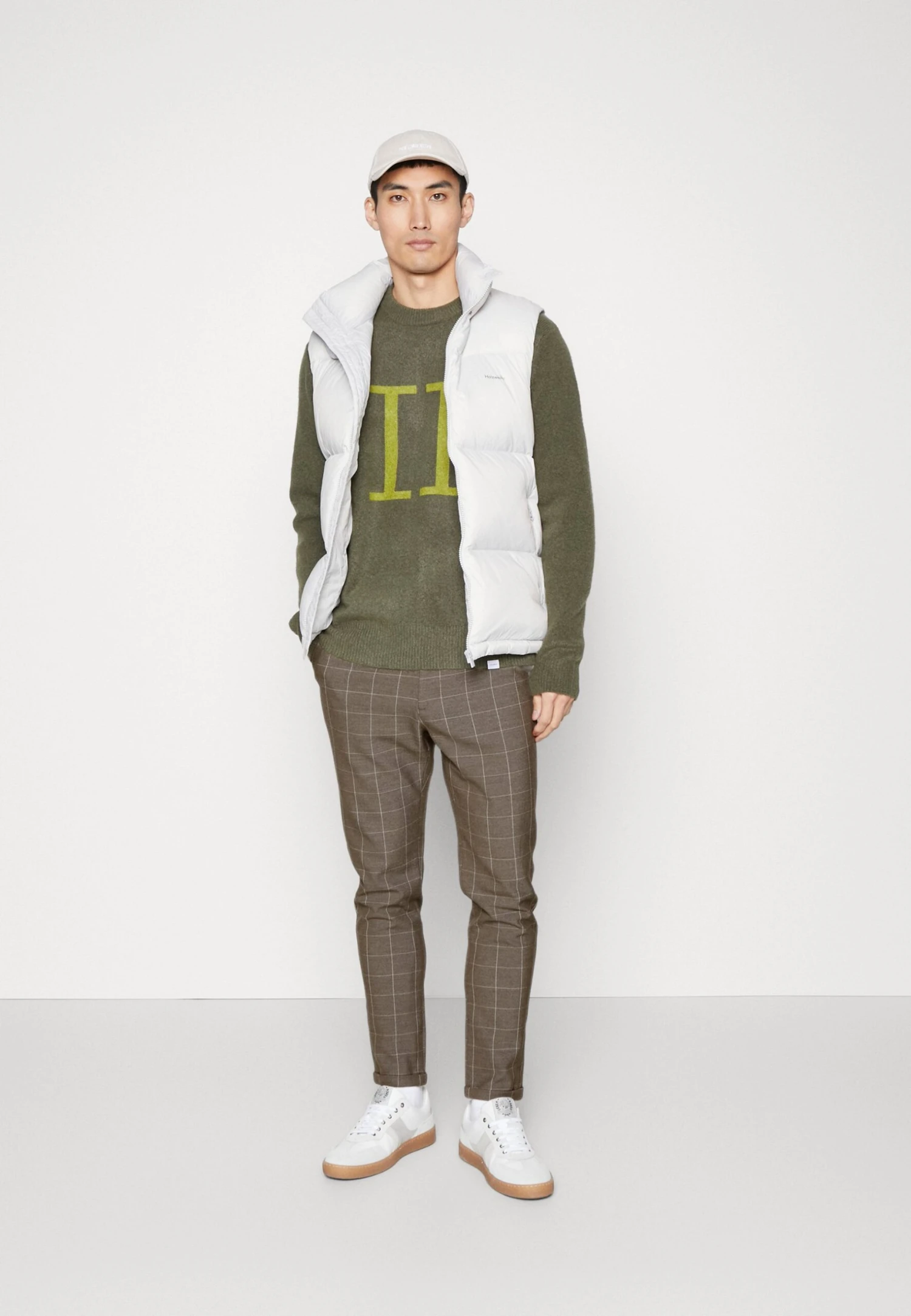 Les Deux Como Check Suit Pants - Broek - Mountain Grey/Ivory 4 Les Deux Como Check Suit Pants - Broek - Mountain Grey/Ivory - Afbeelding 2