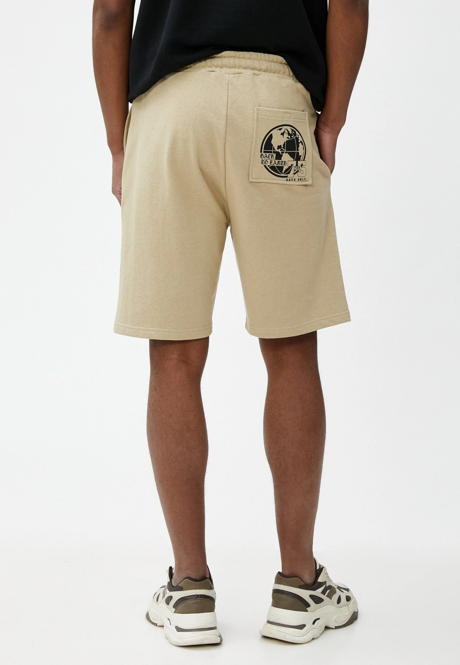 Koton Slogan Printed Drawstring Pocket Detailed - Trainingsbroek - Camel 5 Koton Slogan Printed Drawstring Pocket Detailed - Trainingsbroek - Camel - Afbeelding 3