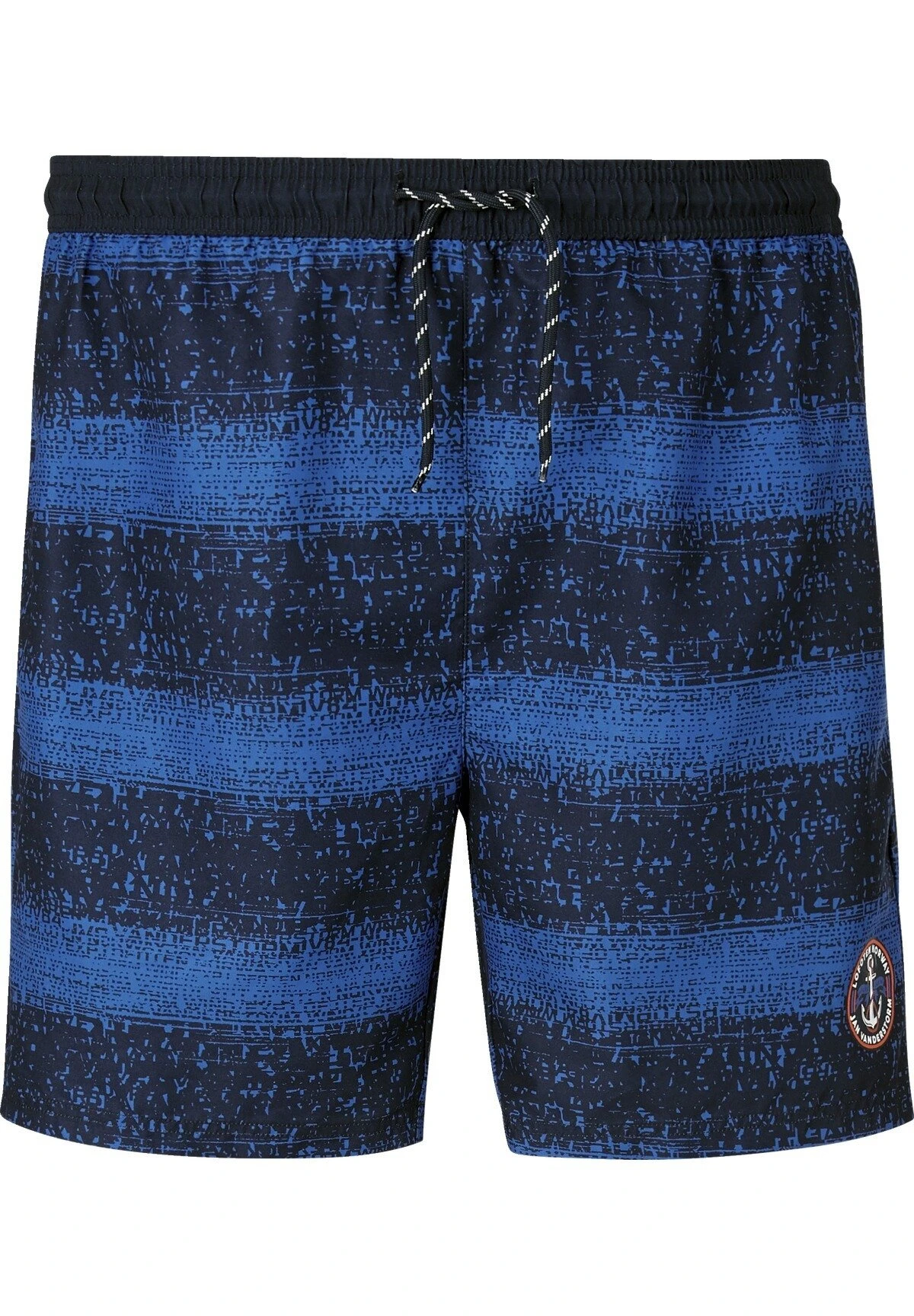 Semion - Zwemshorts - Dunkelblau Gemustert 3 Semion - Zwemshorts - Dunkelblau Gemustert