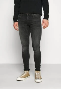 Jack & Jones Jjitom Jjoriginal- Jeans Skinny Fit - Black Denim