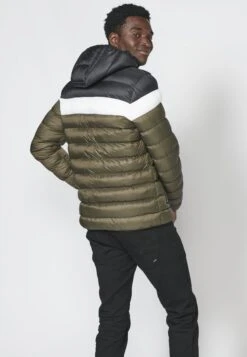 Koroshi Winterjas - Kaki -Jack and Jones Verkoopwinkel d3318a86a8074bc98e34ea9bef75316c