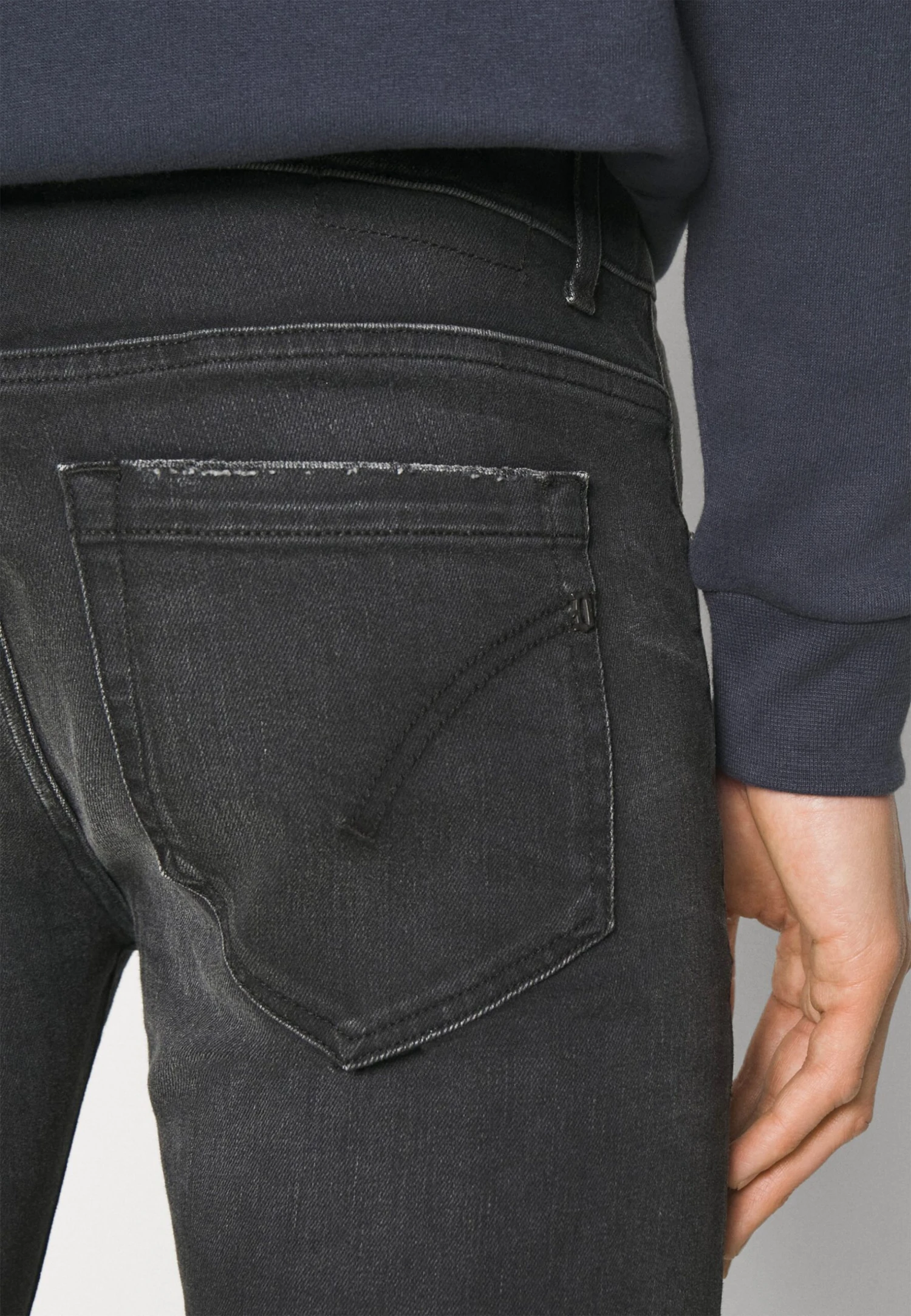 Dondup Pantalone George Gioiello - Slim Fit Jeans - Black 7 Dondup Pantalone George Gioiello - Slim Fit Jeans - Black - Afbeelding 5