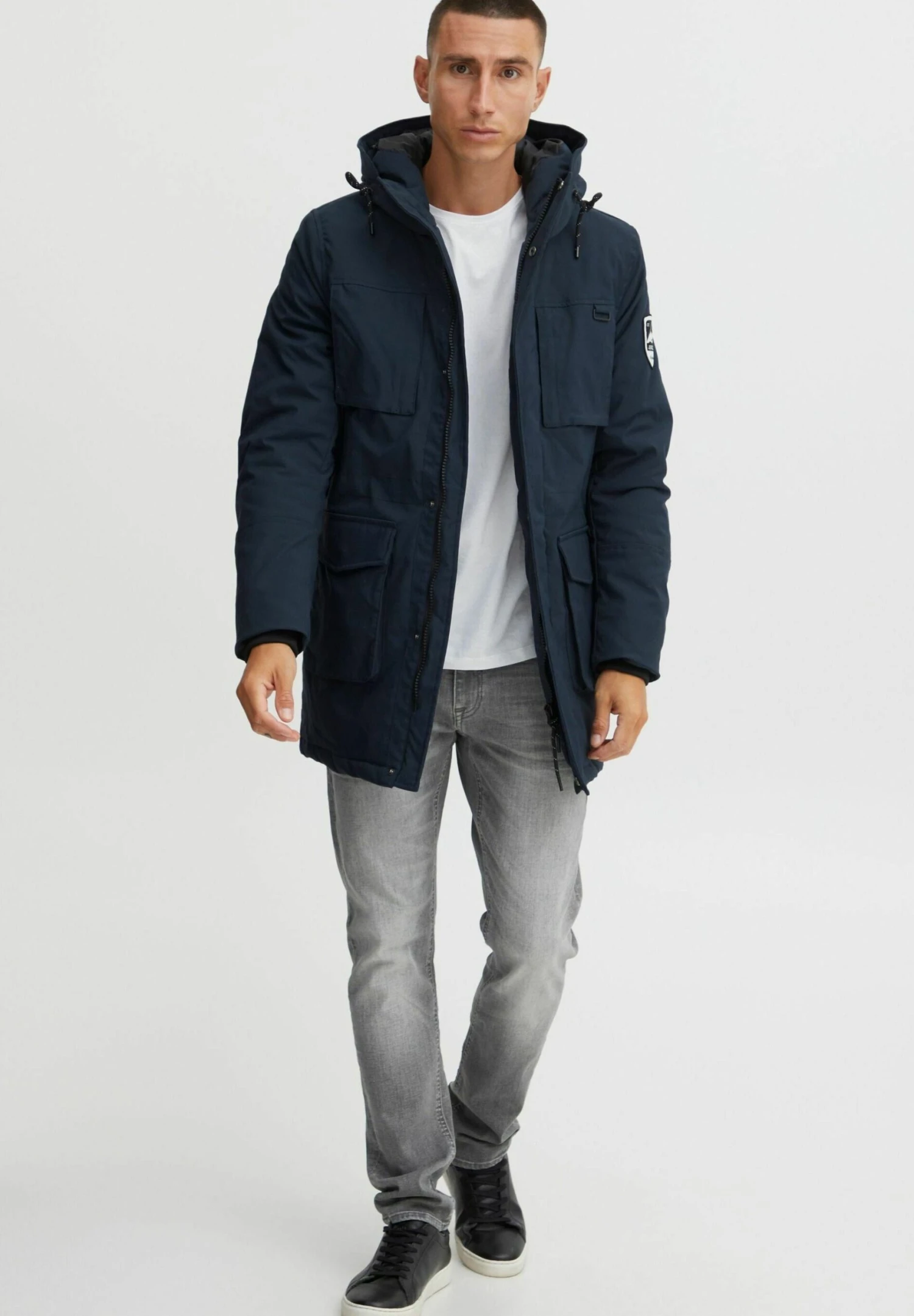Indicode Jeans Idpaul- Winterjas - Navy 4 Indicode Jeans Idpaul- Winterjas - Navy - Afbeelding 2