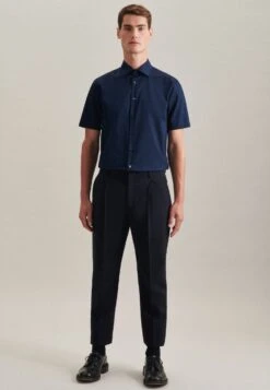 Seidensticker Shaped Fit - Overhemd - Dark Blue -Jack and Jones Verkoopwinkel d404a6366f97462fab8c1b7958079bf1