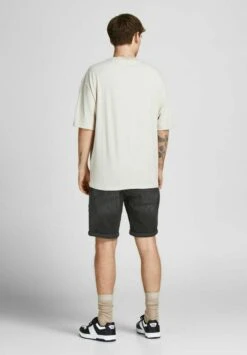 Jack & Jones Rick Fox Ge- Jeansshort - Black Denim -Jack and Jones Verkoopwinkel d45c5dd718d74eb9bab49251e763c5ae