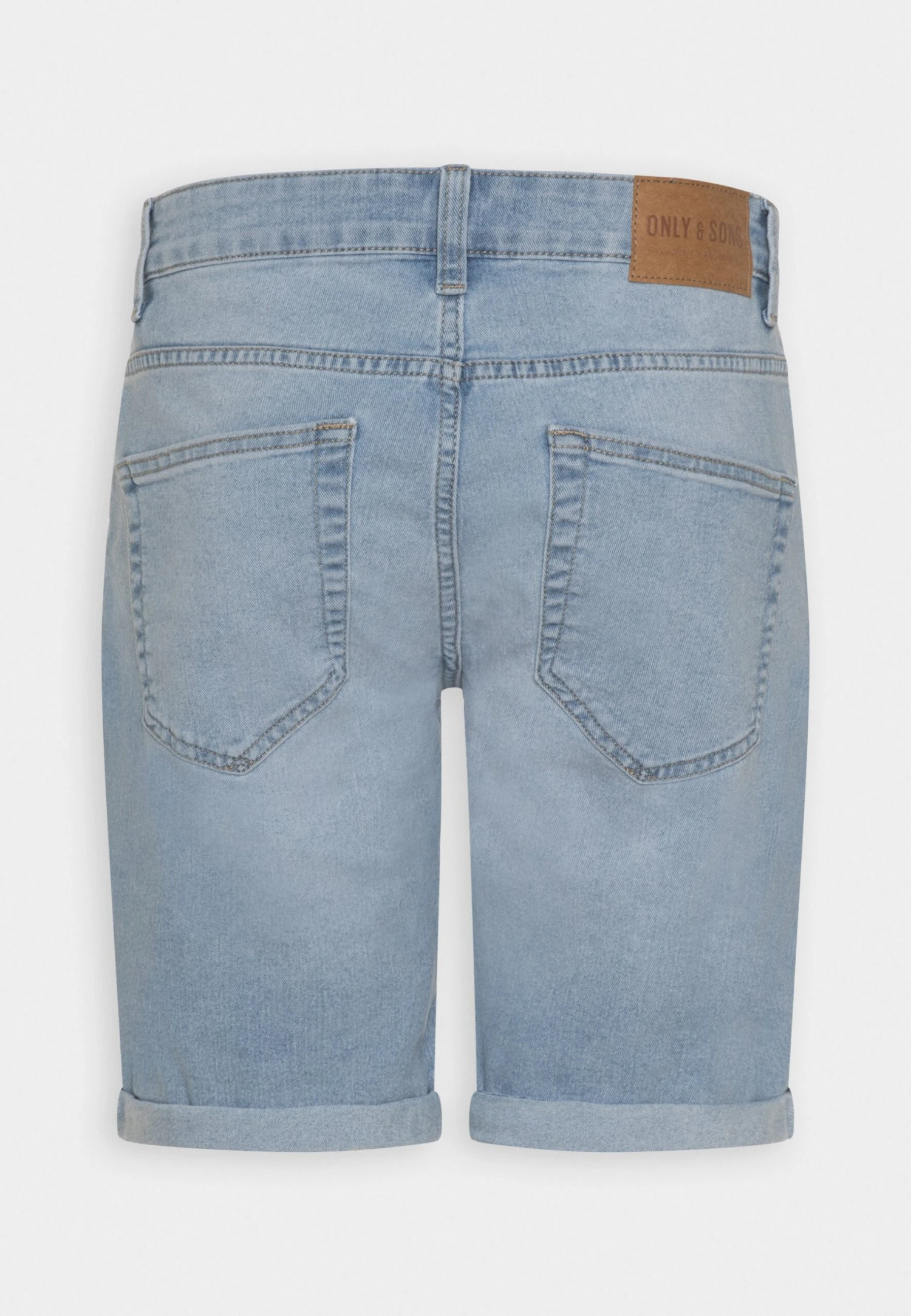 Only & Sons Onsply Life Fold Up - Jeansshort - Light Blue Denim 8 Only & Sons Onsply Life Fold Up - Jeansshort - Light Blue Denim - Afbeelding 6