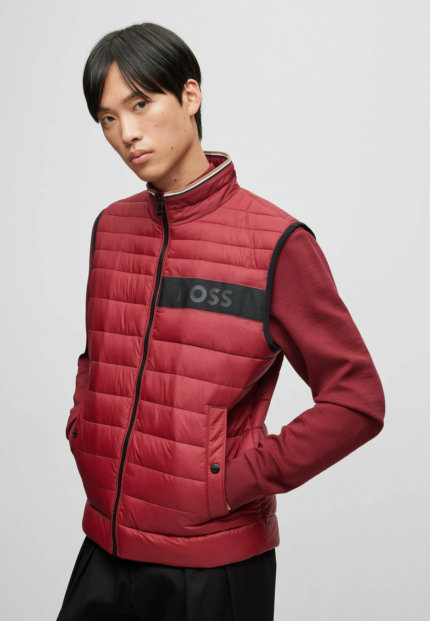 Boss Darolan - Bodywarmer - Dark Red Two 7 Boss Darolan - Bodywarmer - Dark Red Two - Afbeelding 5